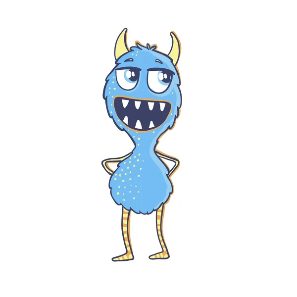 Cute cartoon monster — Stockvector