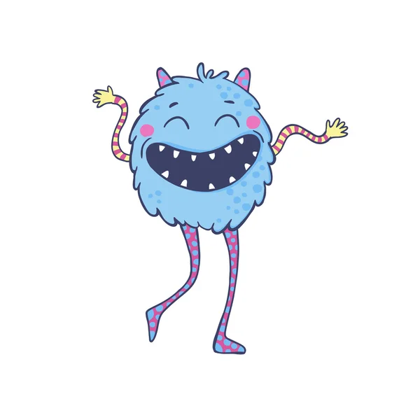 Cute cartoon monster — Stockvector