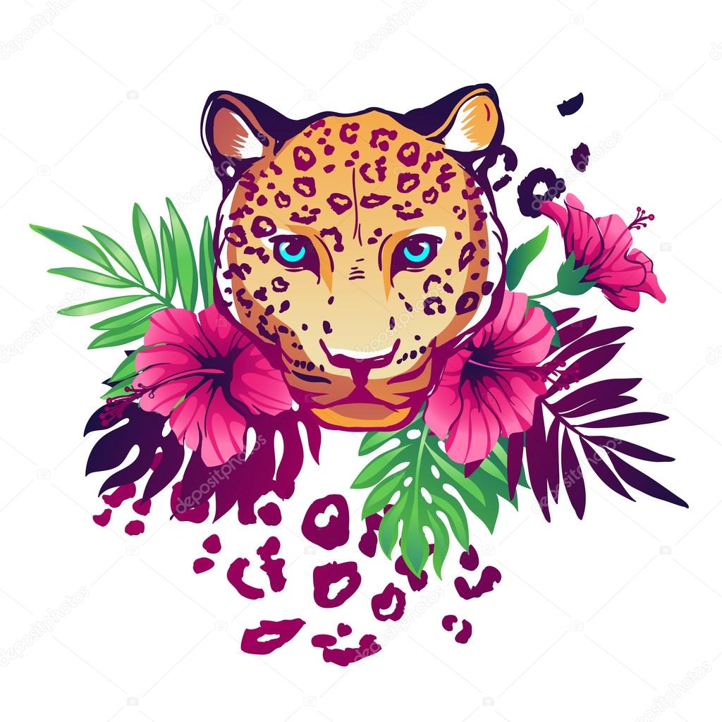 Tropical vector illustration.