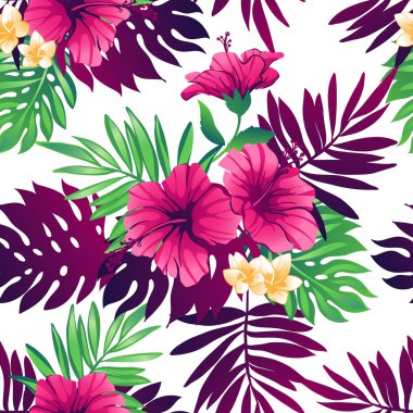 Tropik, pürüzsüz desen.