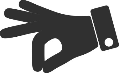 Yakından çekilmiş bir takım elbisenin içinde el hareketleriyle bir adamın elini tutuyor. Bir nesne al, özne, element. Kaldırın. Vektör çizimi düz tasarım. Beyaz arkaplanda izole