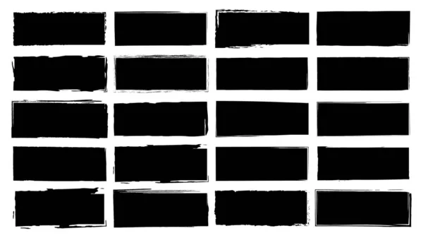 Grunge tarzında tasarlanmak için kirli çerçeveler. Mürekkep fırçası darbeleri. Kare ya da dikdörtgen şeklindeki bir dizi tehlike dokusu. Metin çerçeveleri, posterler, afişler için izole edilmiş arka planlar. Siyah, beyaz