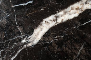 Textured polished black marble stone. Abstract background.