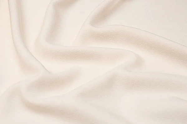 Smidig Elegant Elfenben Vävnad Abstrakt Bakgrund Textilbakgrund Tygtapeter Grafisk Utformning — Stockfoto