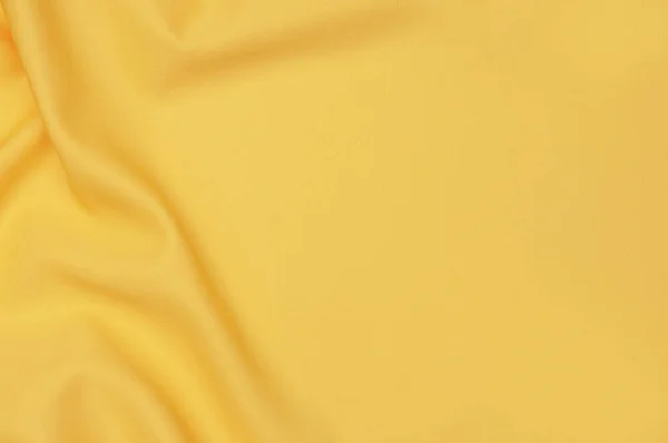 Гладкая Элегантная Желтая Ткань Абстрактного Фона Текстильный Фон Обои Ткани — стоковое фото