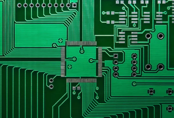 Printed Circuit Board Unit Close Technology Background — Zdjęcie stockowe