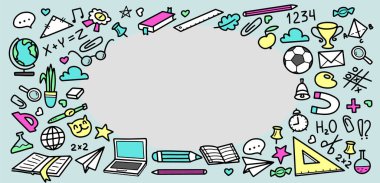 Metin için çerçeve ve kopyalama alanı olan karalama elemanlarına geri dön