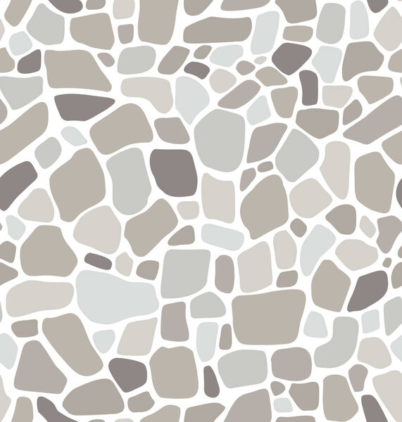 Seamless pattern gray stone floor