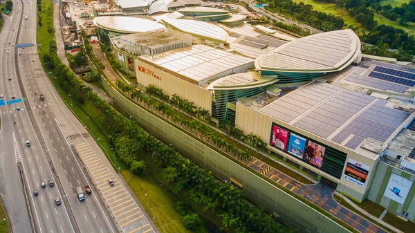 Malaysia 2021 Putrajaya Flygfoto Över Ioi Staden Mall Putrajaya Soluppgången — Stockfoto