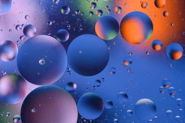 Uzay, gezegenler, Evren 'in soyut arka planı. Molekülün atomunun soyut modeli. Makro manzara. Boşluğun soyut arkaplanı. Biyoloji, fizik, kimya soyut geçmiş. Bulanık..