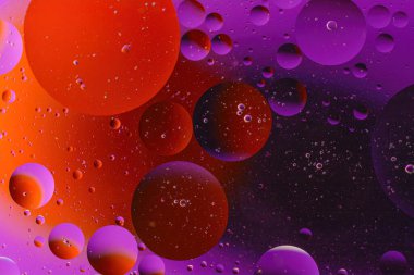 Uzay, gezegenler, Evren uzayı soyut arka plan. Molekülün atomunun soyut modeli. Makro fotoğrafçılık. Uzayın soyut arkaplanı, biyoloji, fizik, kimya. Seçici odak