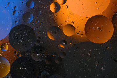 Uzay, gezegenler, Evren uzayı soyut arka plan. Molekülün atomunun soyut modeli. Makro fotoğrafçılık. Uzayın soyut arkaplanı, biyoloji, fizik, kimya. Seçici odak