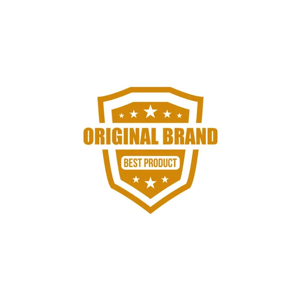 Originele Merk Beste Producten Schild Vector Template — Stockvector