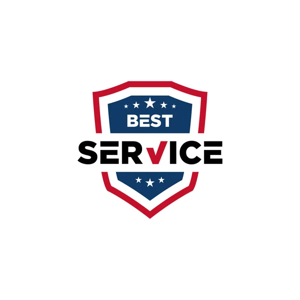 Beste Service Pictogram Schild Vector Template — Stockvector