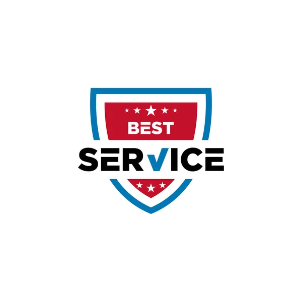 Beste Service Pictogram Schild Vector Template — Stockvector