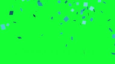 Konfeti Yeşil Ekrana Düşüyor