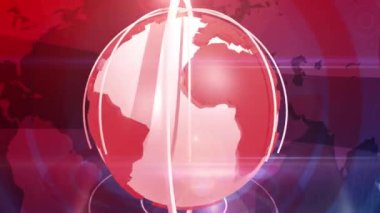 Dijital Dünya Haritası Haber Giriş Arkaplanı