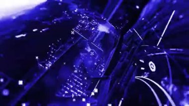 Dijital Dünya Haritası Haber Giriş Arkaplanı