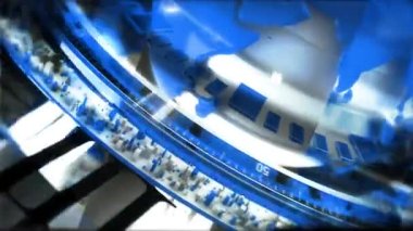 Dijital Dünya Haritası Haber Giriş Arkaplanı