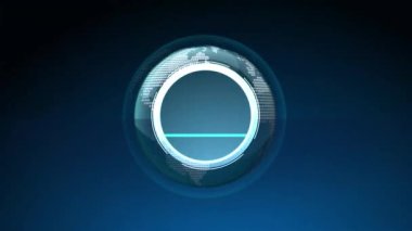 Dijital Dünya Haritası Haber Giriş Arkaplanı