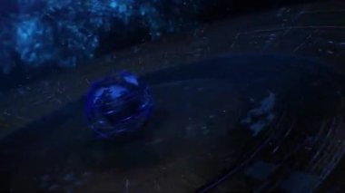 Dijital Dünya Haritası Haber Giriş Arkaplanı