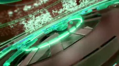 Dijital Dünya Haritası Haber Giriş Arkaplanı