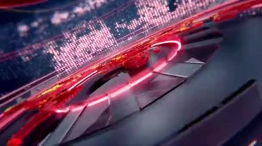 Dijital Dünya Haritası Haber Giriş Arkaplanı