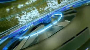 Dijital Dünya Haritası Haber Giriş Arkaplanı