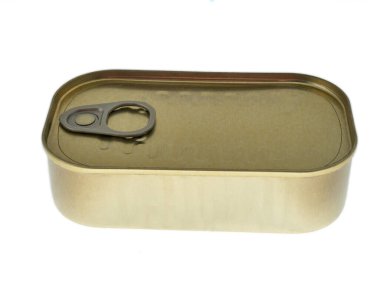 Tüketim, sebze, balık ve et için farklı konserve kutuları