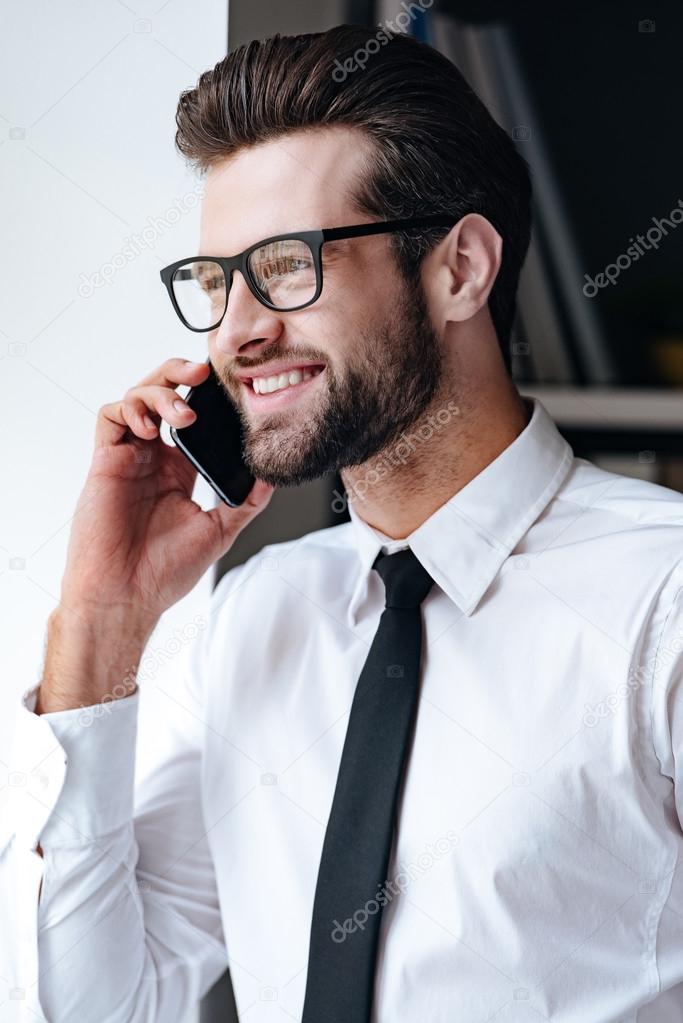 Office glasses solo handsome