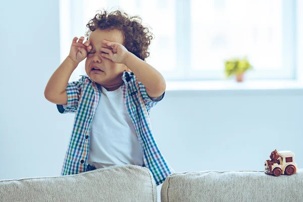 Baby boy crying — Stock Photo, Image