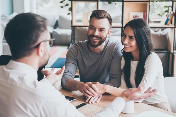 Consultor de reunión de pareja — Foto de Stock