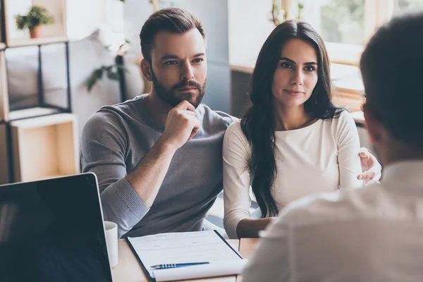 Consultor de reunión de pareja — Foto de Stock