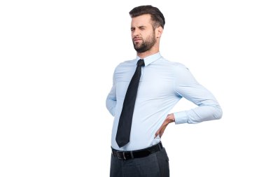 sırtından duygu acı adam.