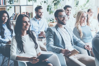 Konferanstaki iş adamları