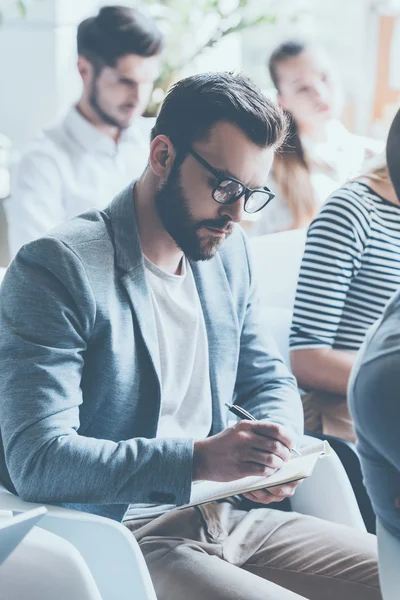 Business people at conference — Stock Photo, Image