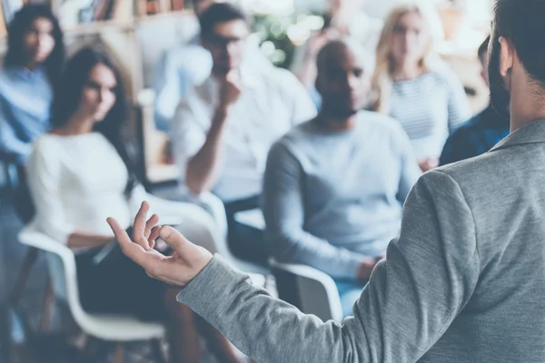 Business people at conference — Stock Photo, Image