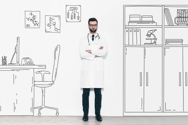 Young confident doctor — Stock Photo, Image