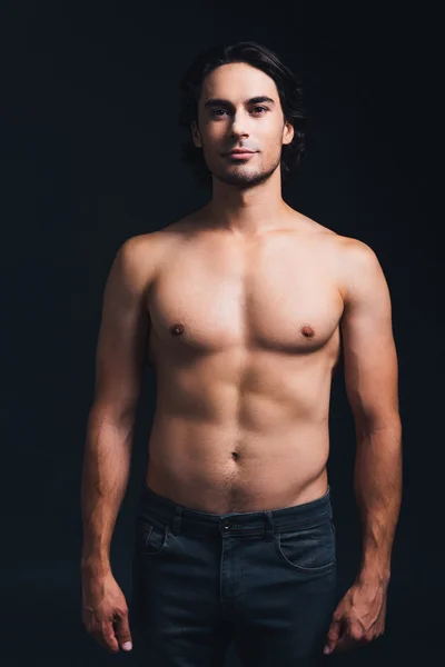 Hombre guapo sin camisa — Foto de Stock