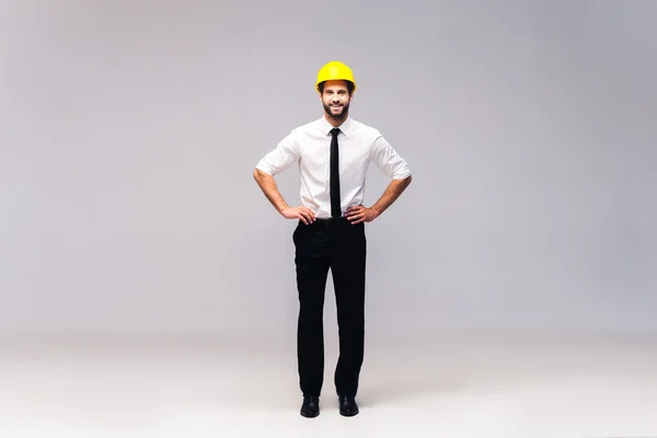 Young man in hardhat — Stock Photo, Image