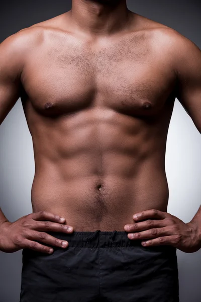 Perfect male body. — Stock Photo, Image