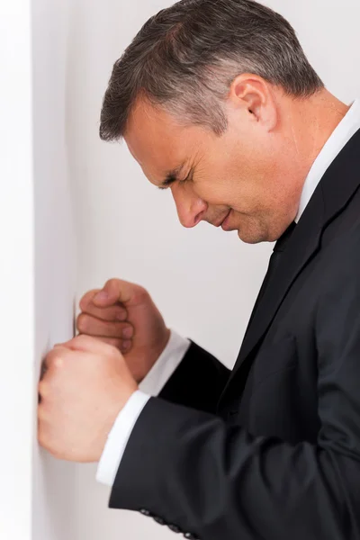 Depressiver Geschäftsmann — Stockfoto