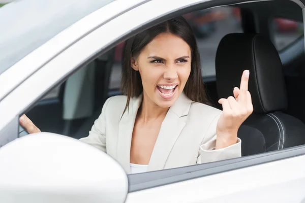 Oförskämd drivrutin. — Stockfoto