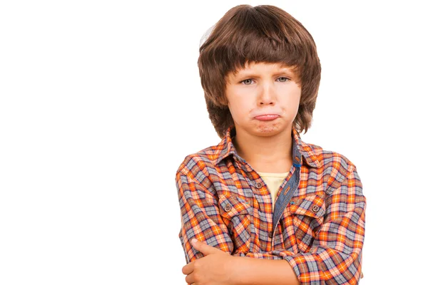 Ungezogener kleiner Junge — Stockfoto