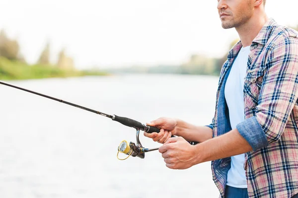 Good day for fishing — Stock Photo, Image