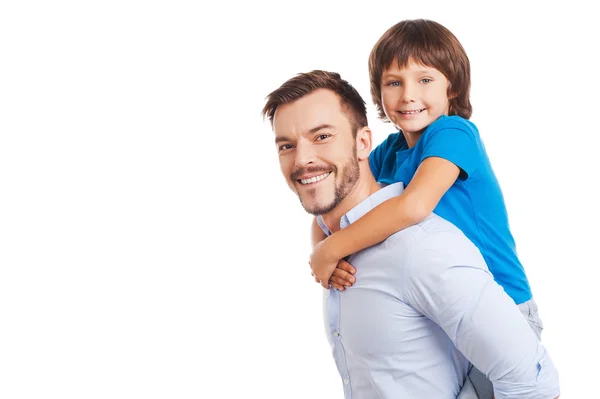 Padre e figlio. — Foto Stock