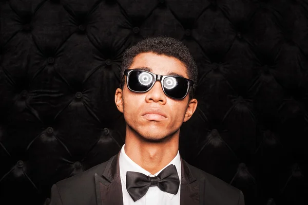 유행 젊은 아프리카계 미국 흑인 남자 — 스톡 사진
