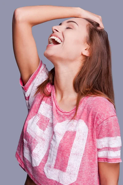 Woman in funky wear — Stock Photo, Image