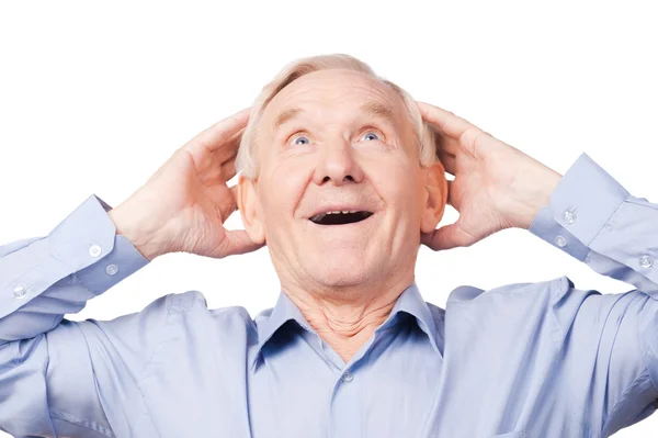 Excitat om în vârstă — Fotografie, imagine de stoc