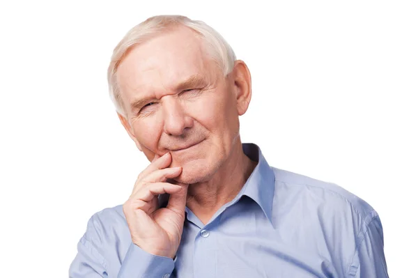 Frustrated senior man — Stock Photo, Image